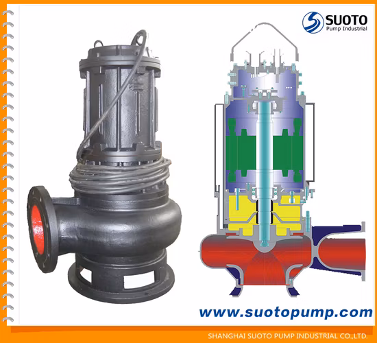 Wq Auto Coupling Centrifugal Waste Water Sewage Submersible Pump