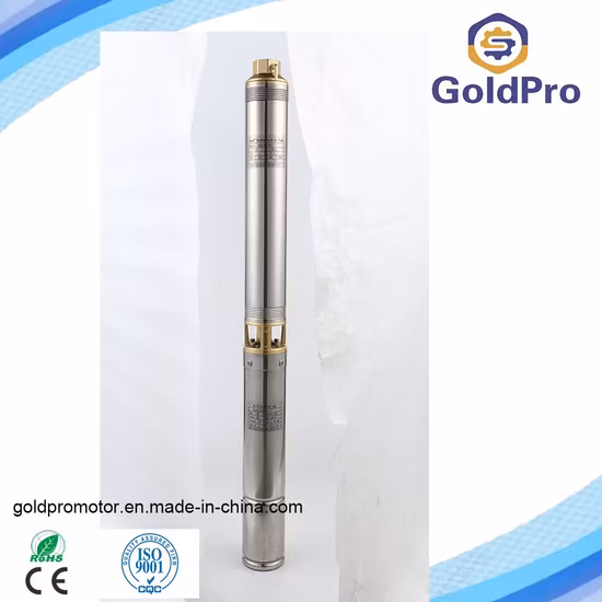 4 Inch Strong Anti-Sand High Pressure Stainless Steel Borehole Deep Well Pump