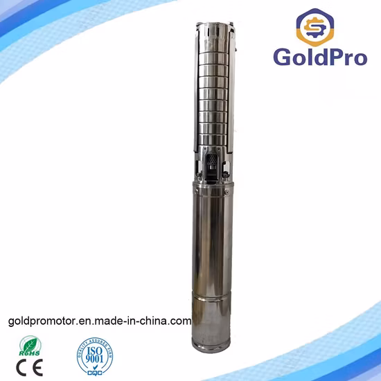 4 Inch Strong Anti-Sand High Pressure Stainless Steel Borehole Deep Well Pump