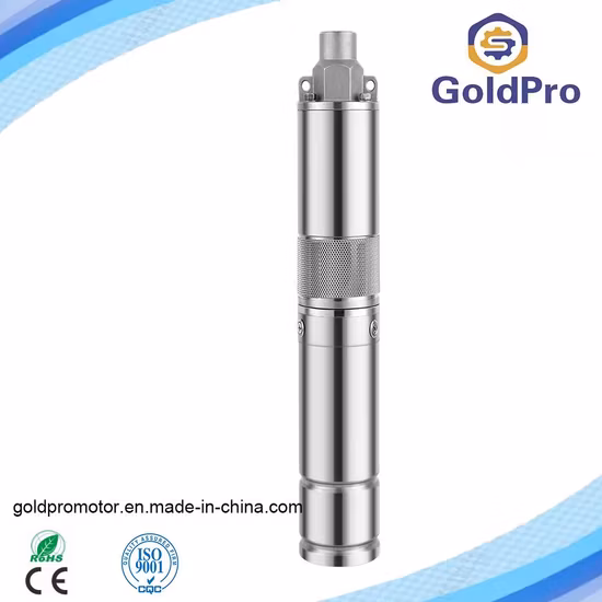 4skm 0.25kw-7.5kw Copper Wire 2inch 3inch 4inch 6inch Brass Ss Outlet Borehole Deep Well Borehole Electric Solar Centrifugal Submersible Jet Water Pump